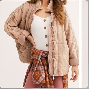 Free People Dolman Quilted Jacket
